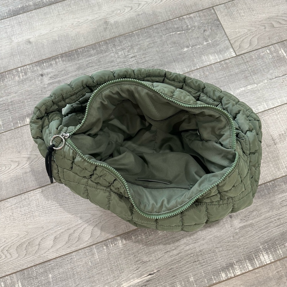 FP Movement by Free People Olive Green Quilted Shoulder Bag - Picture 7 of 9